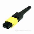MPO PC Fiber Optic Connector, SM Low Loss, 4 Fibers to 24 Fibers Optional, SM/MM, RoHS Certified